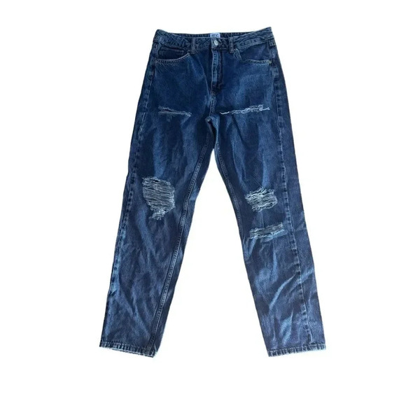 BDG Sustain Blue Mom Jeans Denim Distressed High Waisted W 30 - Picture 1 of 10